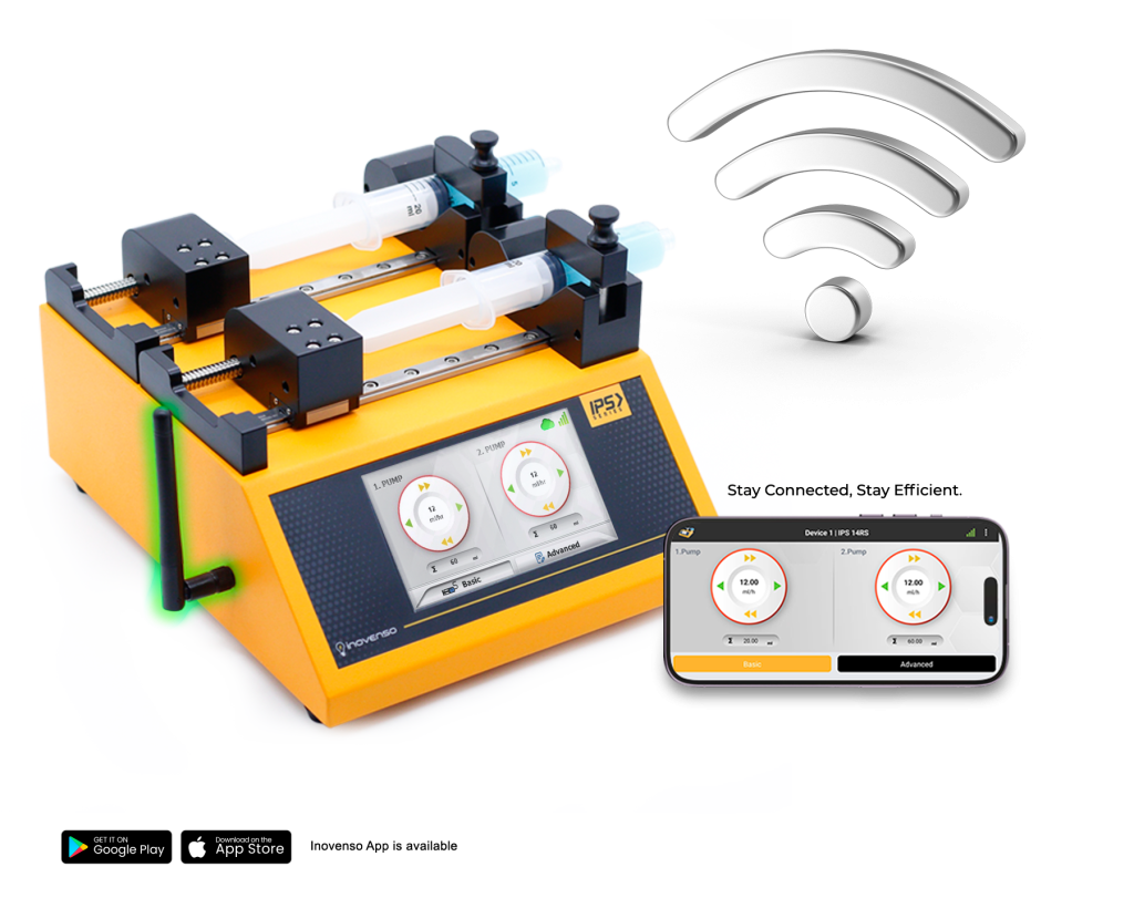 IPS Syringe Pump with Wi-Fi Connectivity – Remote Control via Mobile App